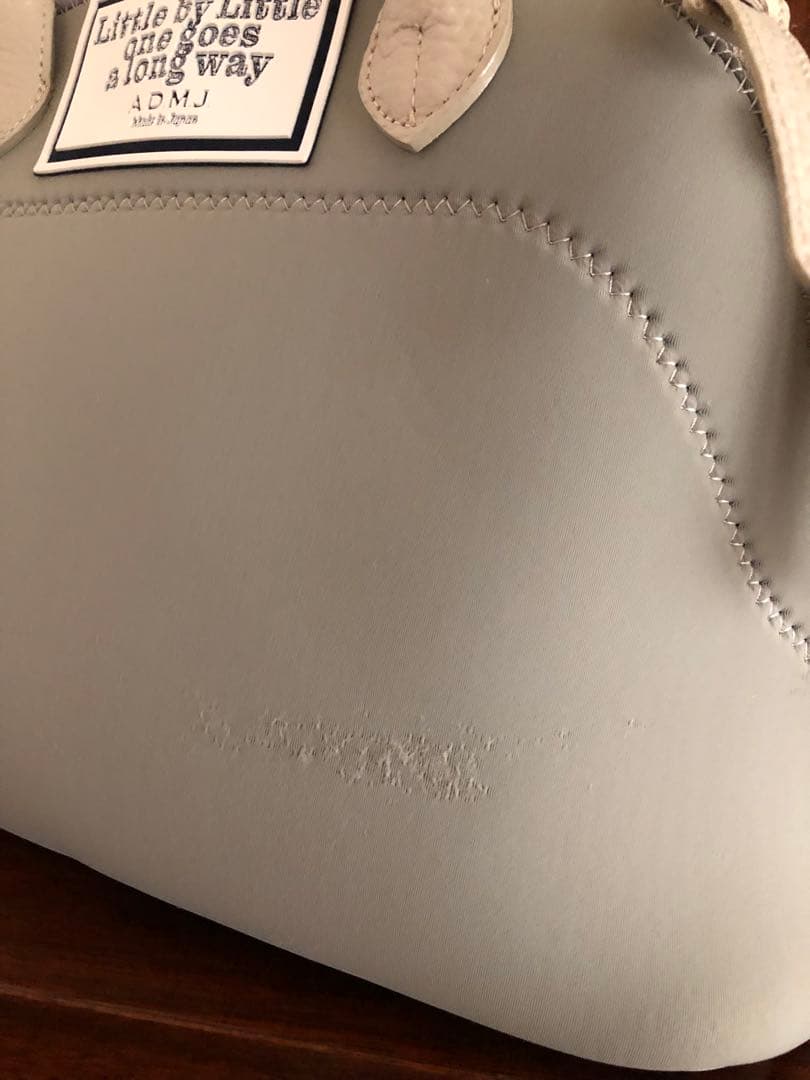 ADMJ　マジックライト　ラウンドボストンバッグ ※訳アリです