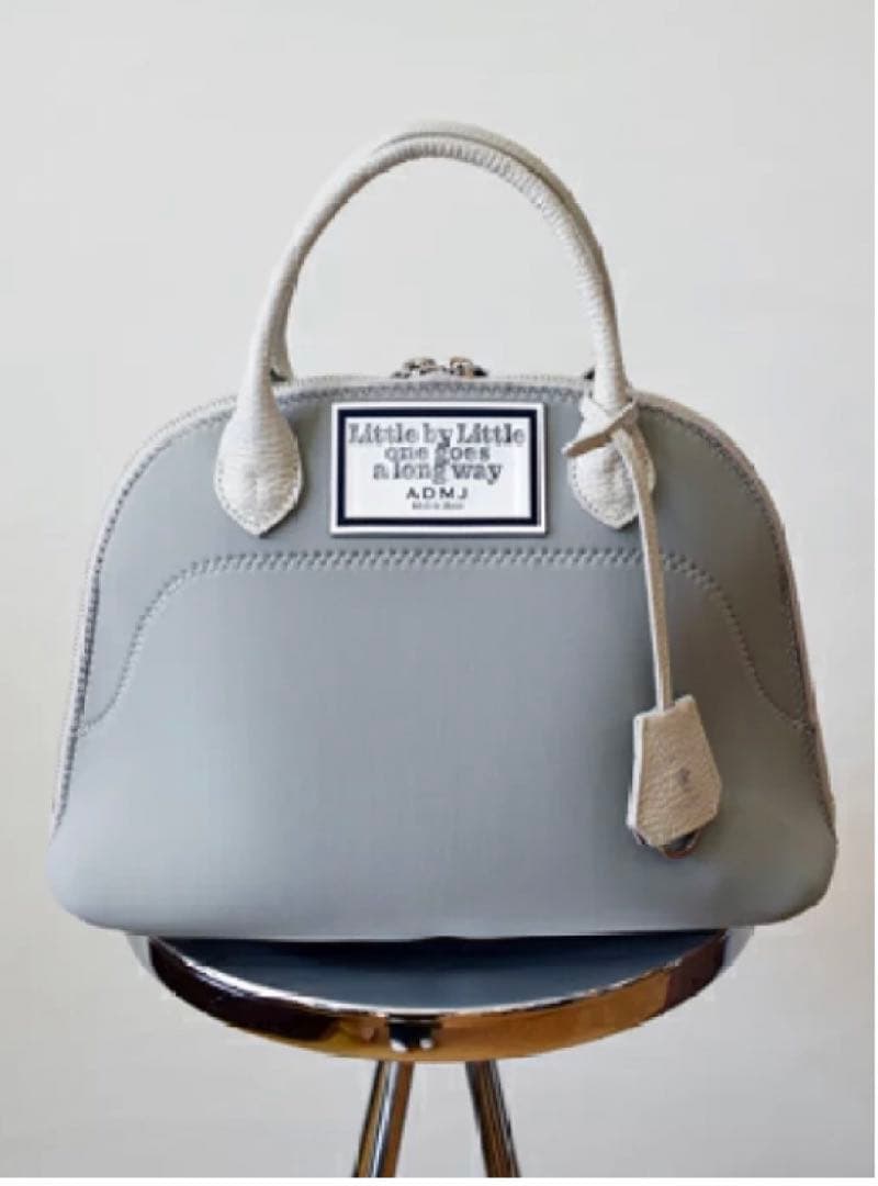 ADMJ　マジックライト　ラウンドボストンバッグ ※訳アリです