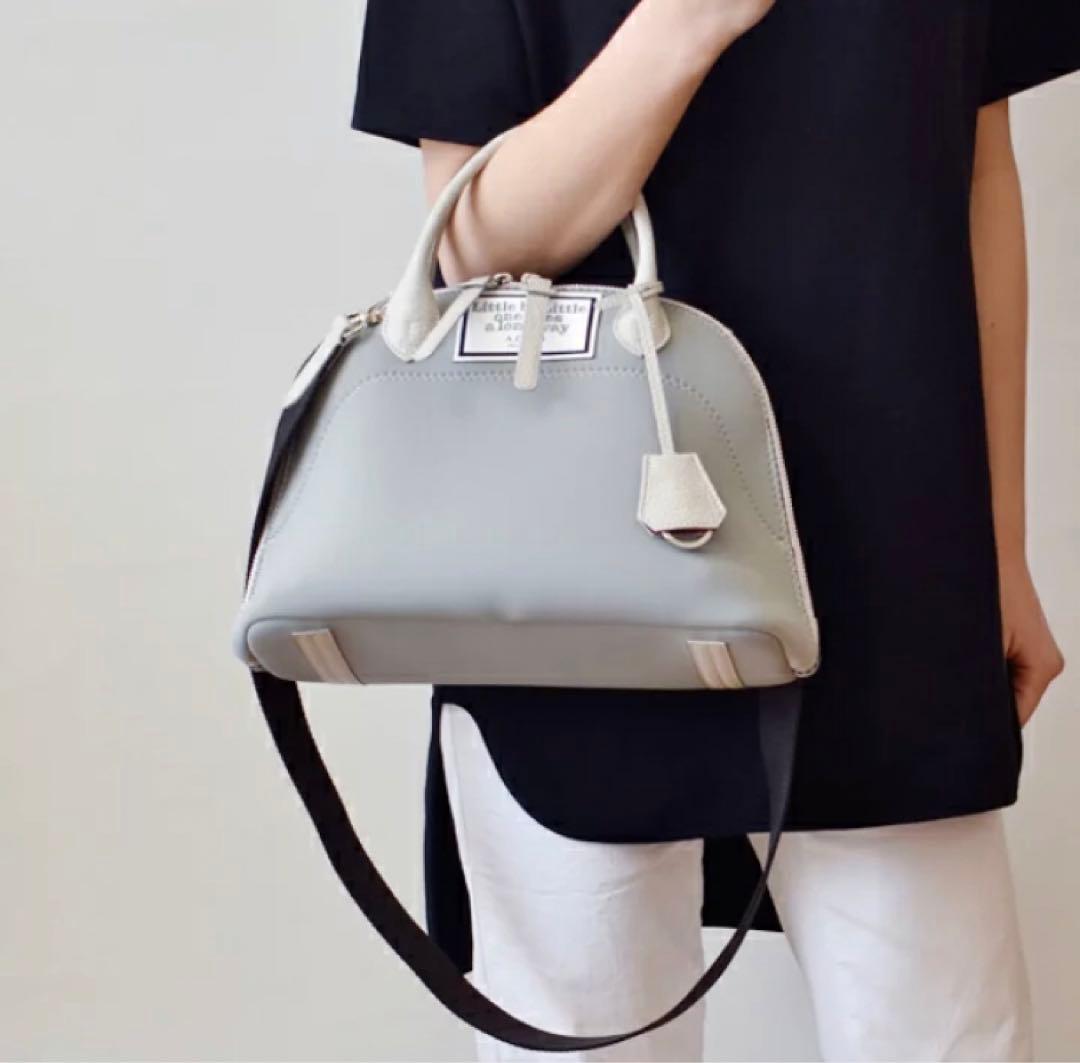 ADMJ　マジックライト　ラウンドボストンバッグ ※訳アリです