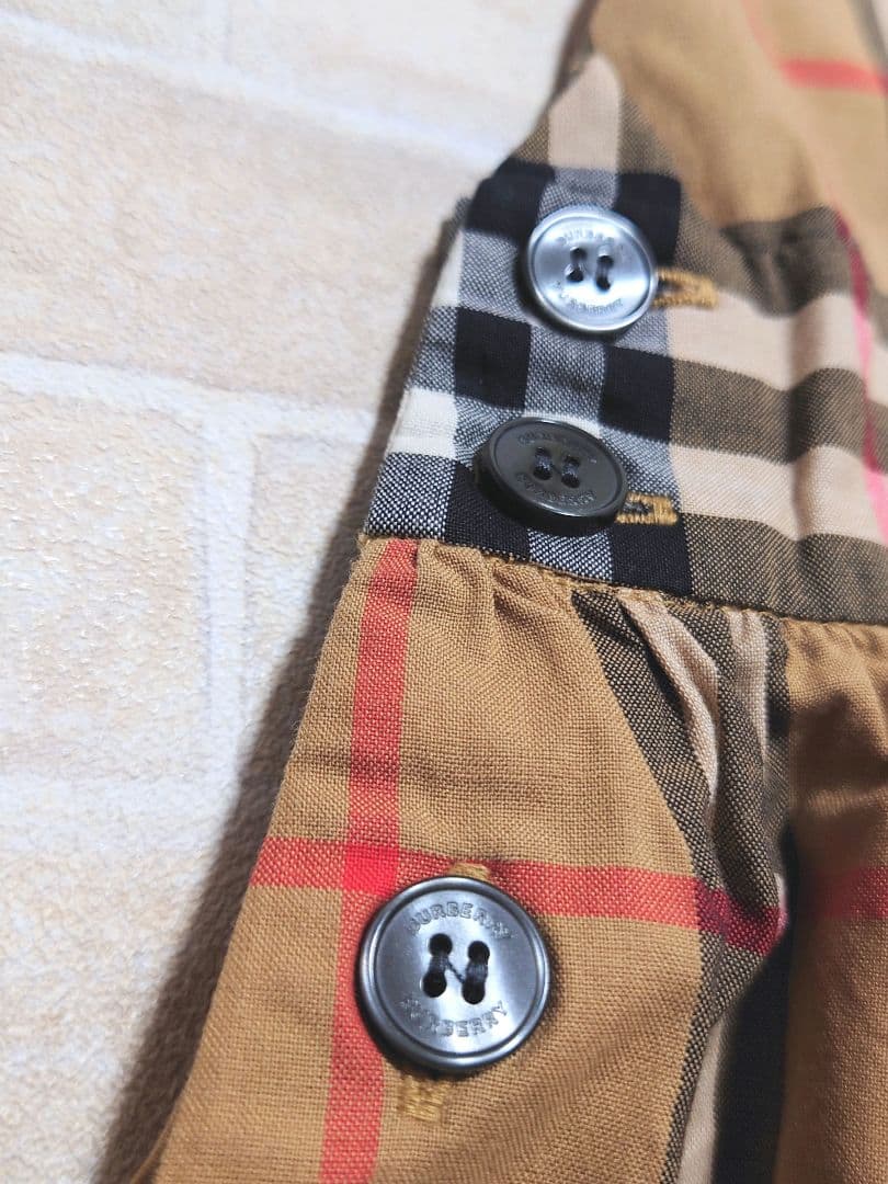 美品　バーバリー　BURBERRY　ノバチェック　ジャンパースカート　4Y　8Y