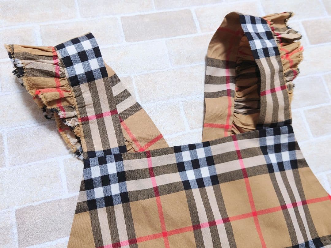 美品　バーバリー　BURBERRY　ノバチェック　ジャンパースカート　4Y　8Y