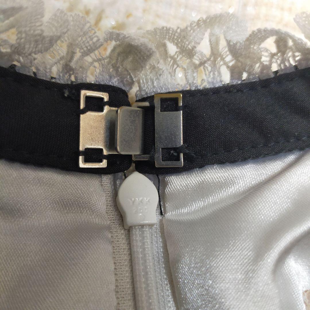 【上品ドレス☆】ローブドフルール 首元リボン×ツイードフレアドレス　◎