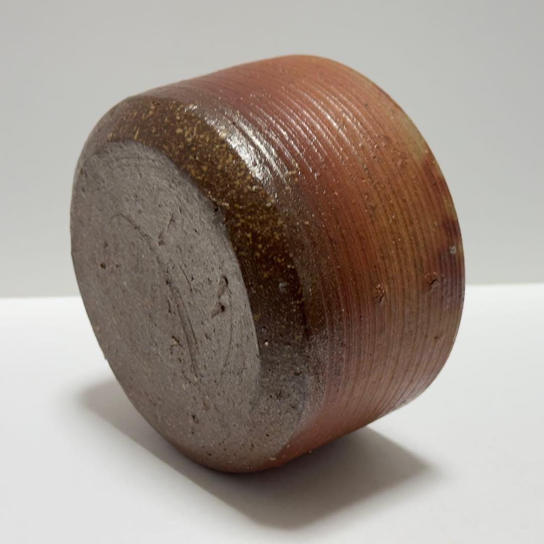 茶道具 伊勢崎満 備前焼 建水 共箱 茶道