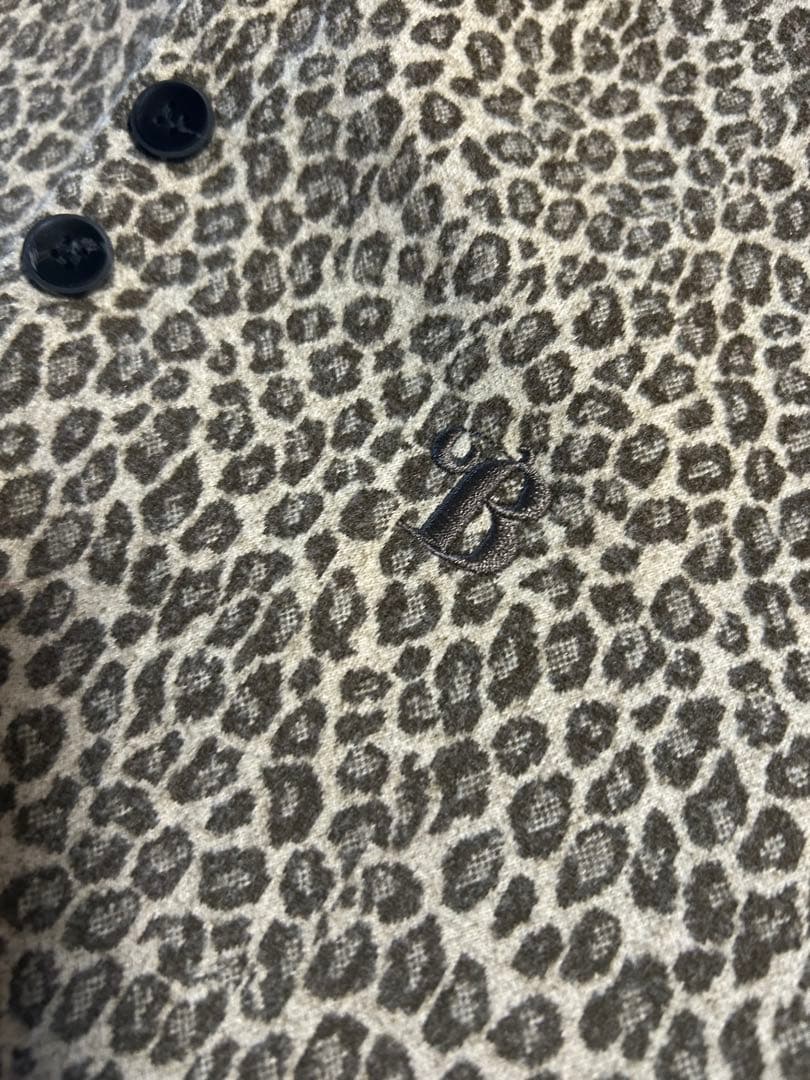 Bibiy. PEPURAMU CARDIGAN レオパード