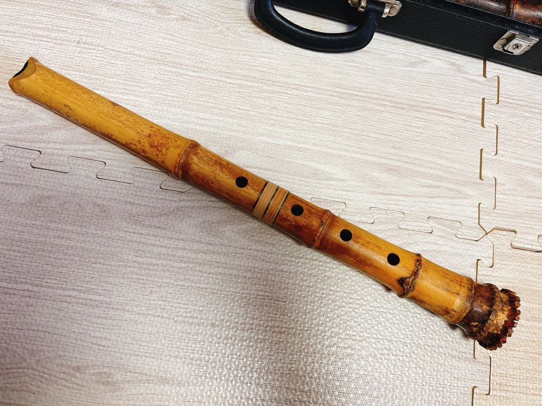 尺八 容山　超稀品管　特選管　2本セット　ケース付き　68万円相当