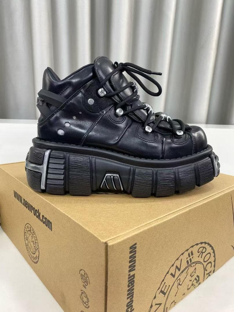 New Rock メカニカル ハードコア バトルブーツ