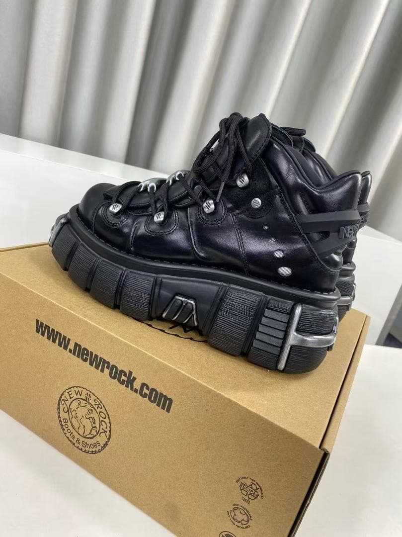 New Rock メカニカル ハードコア バトルブーツ