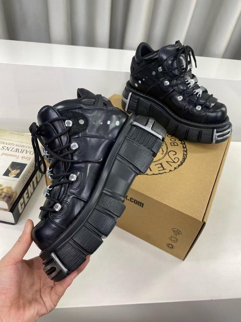 New Rock メカニカル ハードコア バトルブーツ