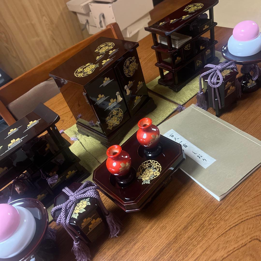 ゆりかご☆特選　お雛道具揃