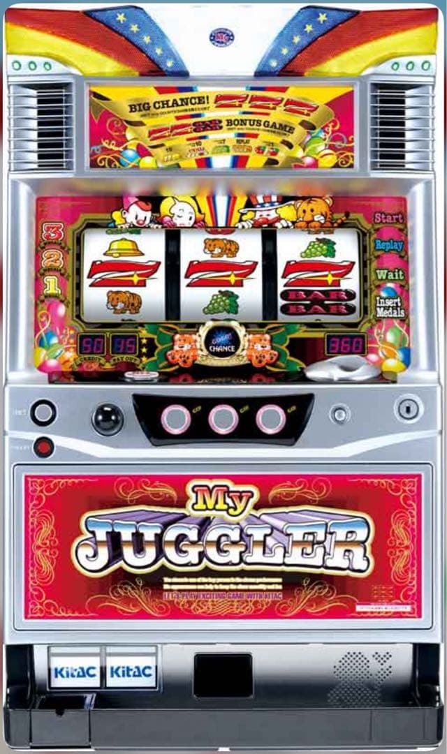 ミニオン！マイジャグラーⅢ スロット 実機！ 安心のメンテナンス済み