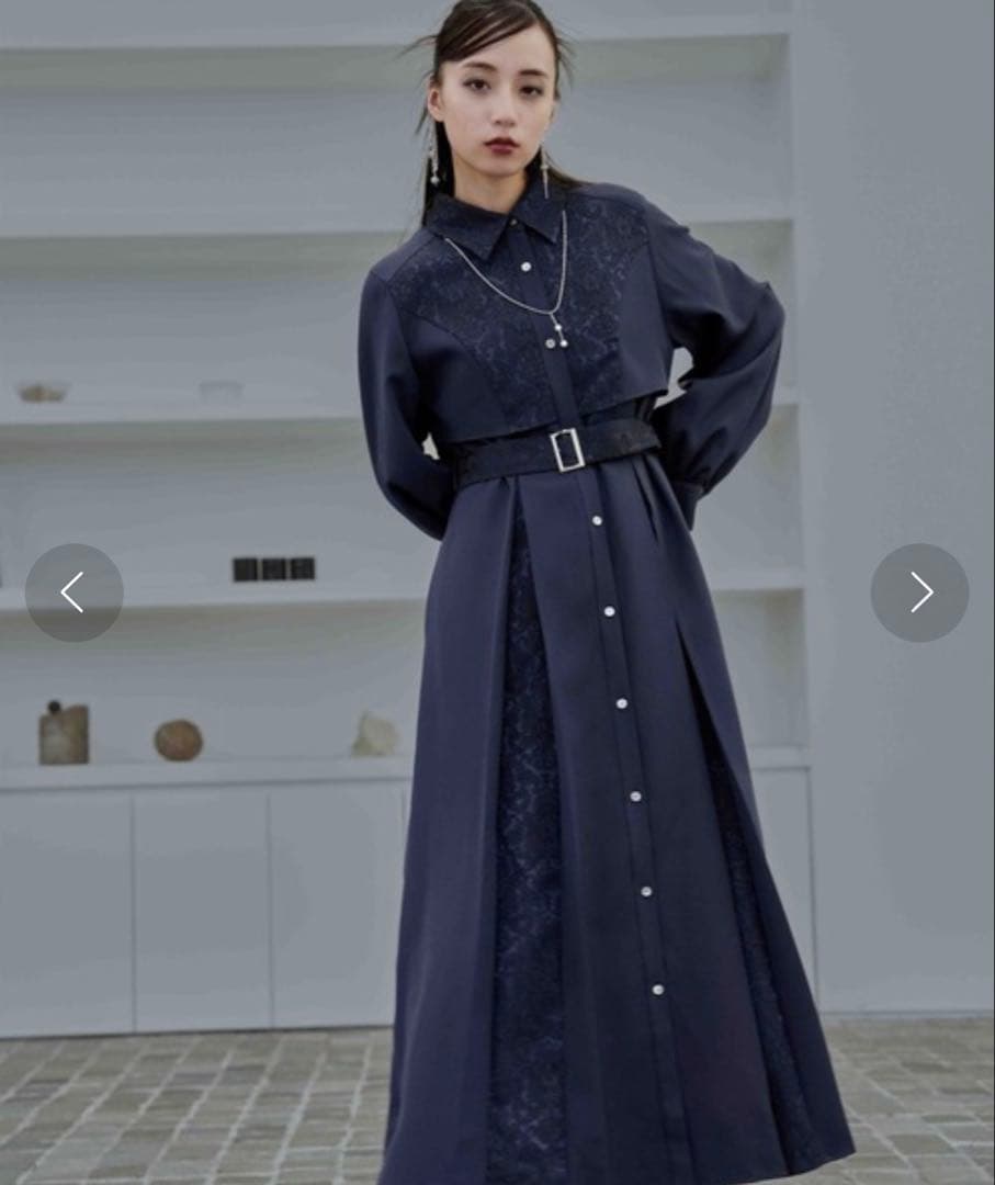 HARE イソザイイキリカワンピース ネイビー