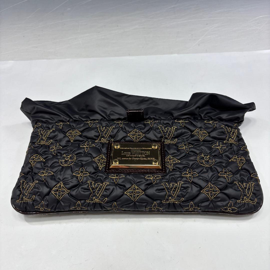 美品【ルイ・ヴィトン】クラッチバッグ/ポシェット・デヴィMM/モノグラム・サテン