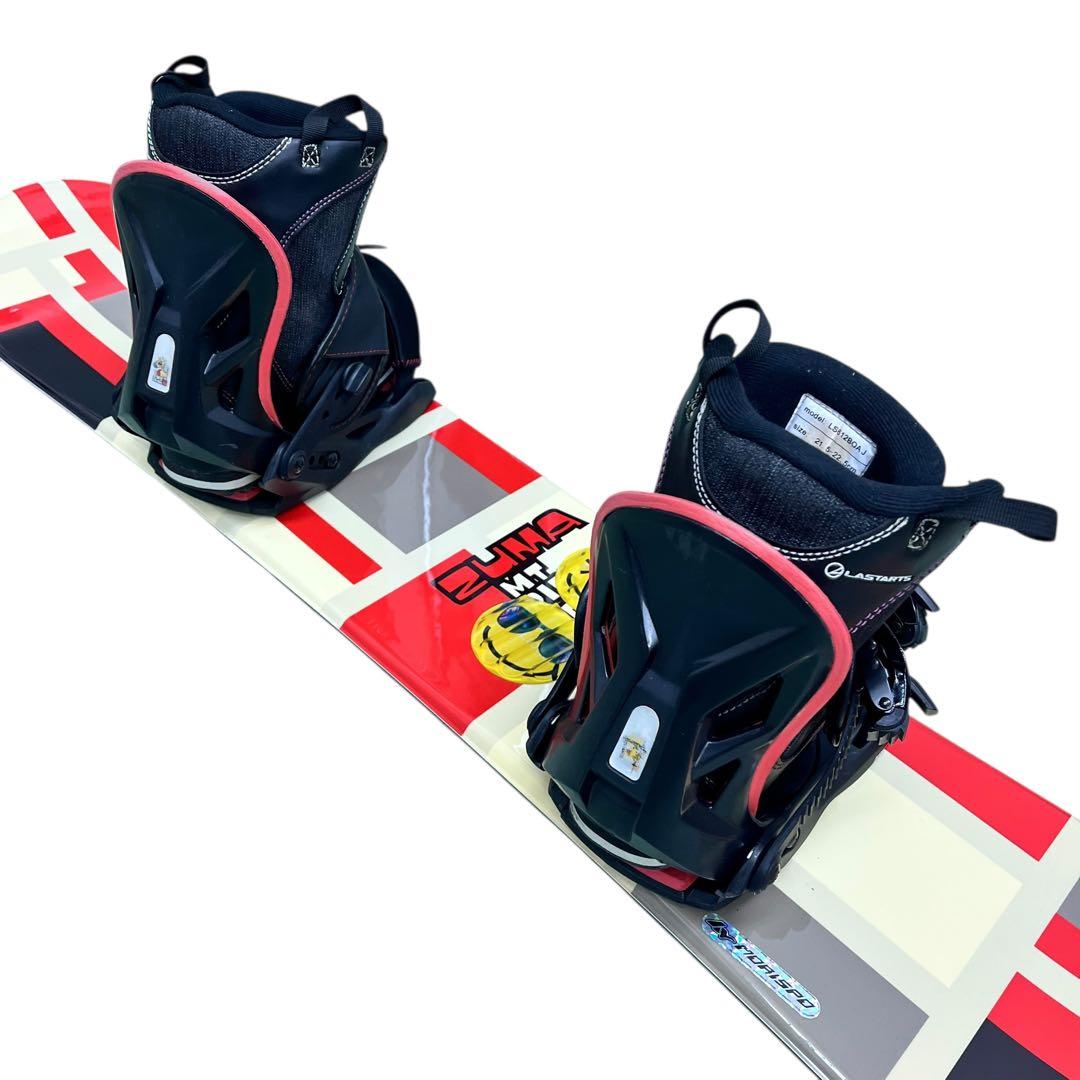 ZUMA キッズ スノーボード 110cm バイン ブーツ 3点セット