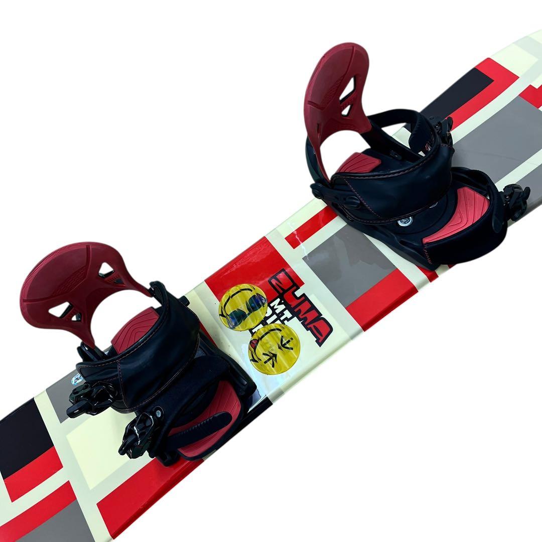 ZUMA キッズ スノーボード 110cm バイン ブーツ 3点セット