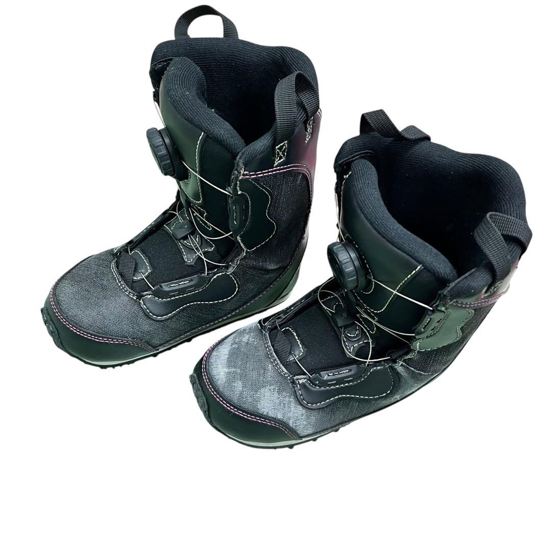 ZUMA キッズ スノーボード 110cm バイン ブーツ 3点セット