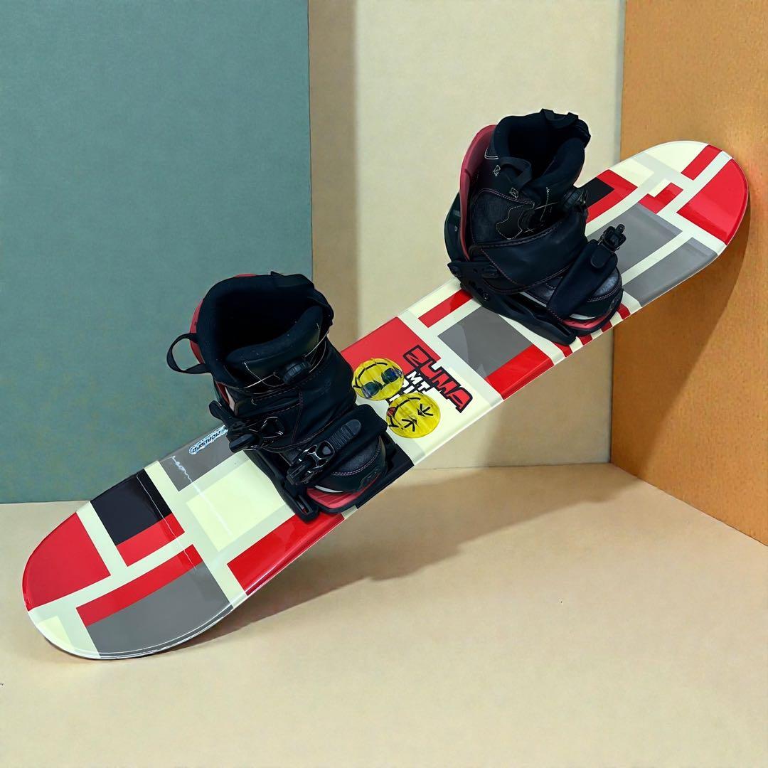 ZUMA キッズ スノーボード 110cm バイン ブーツ 3点セット