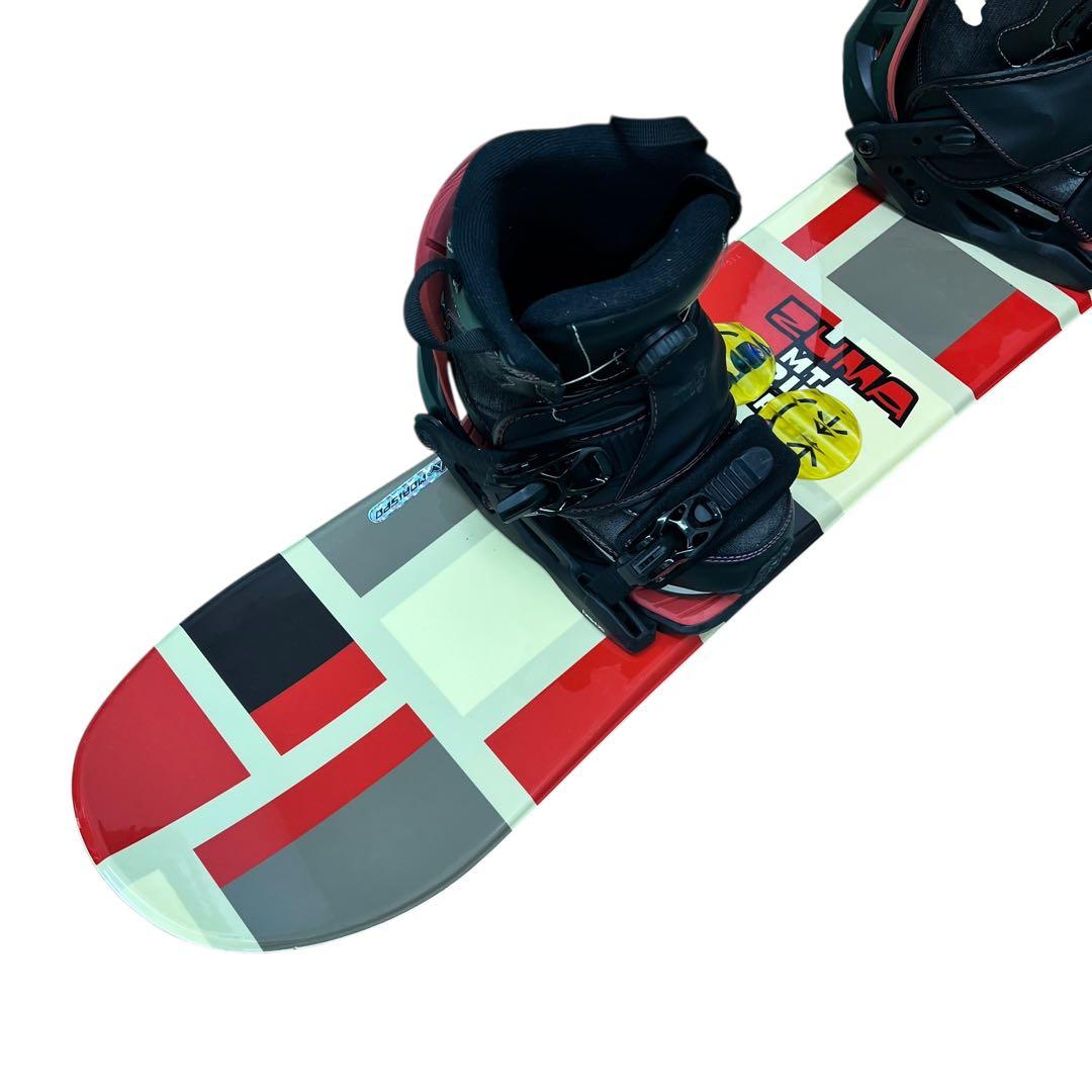 ZUMA キッズ スノーボード 110cm バイン ブーツ 3点セット