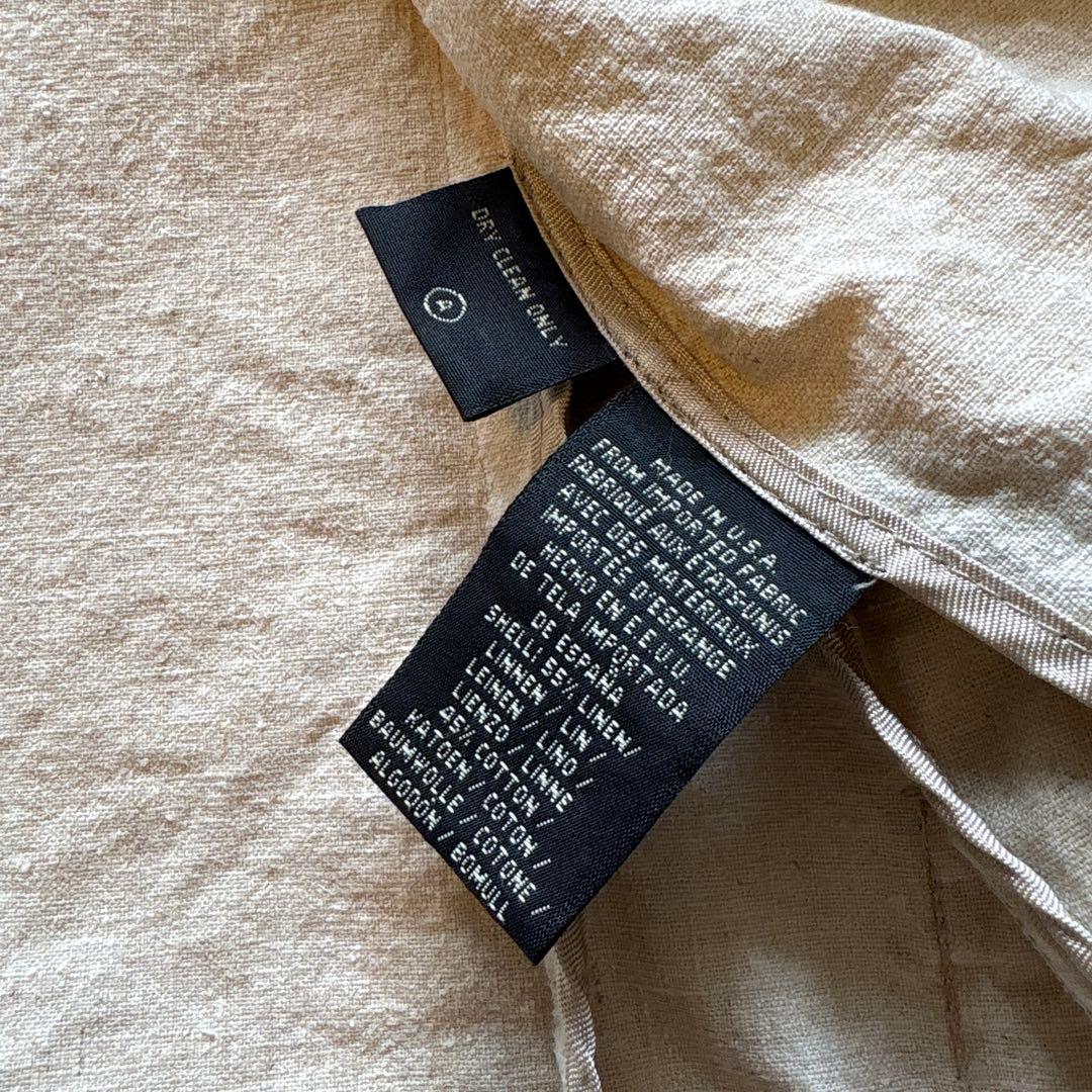 Double RL テーラードリネンジャケット3星⭐︎⭐︎⭐︎初期モデル アメリカ製