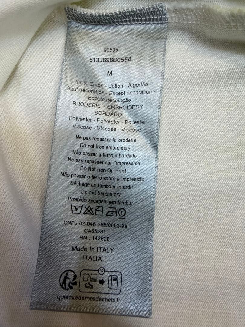 Dior スネークロゴ Tシャツ M