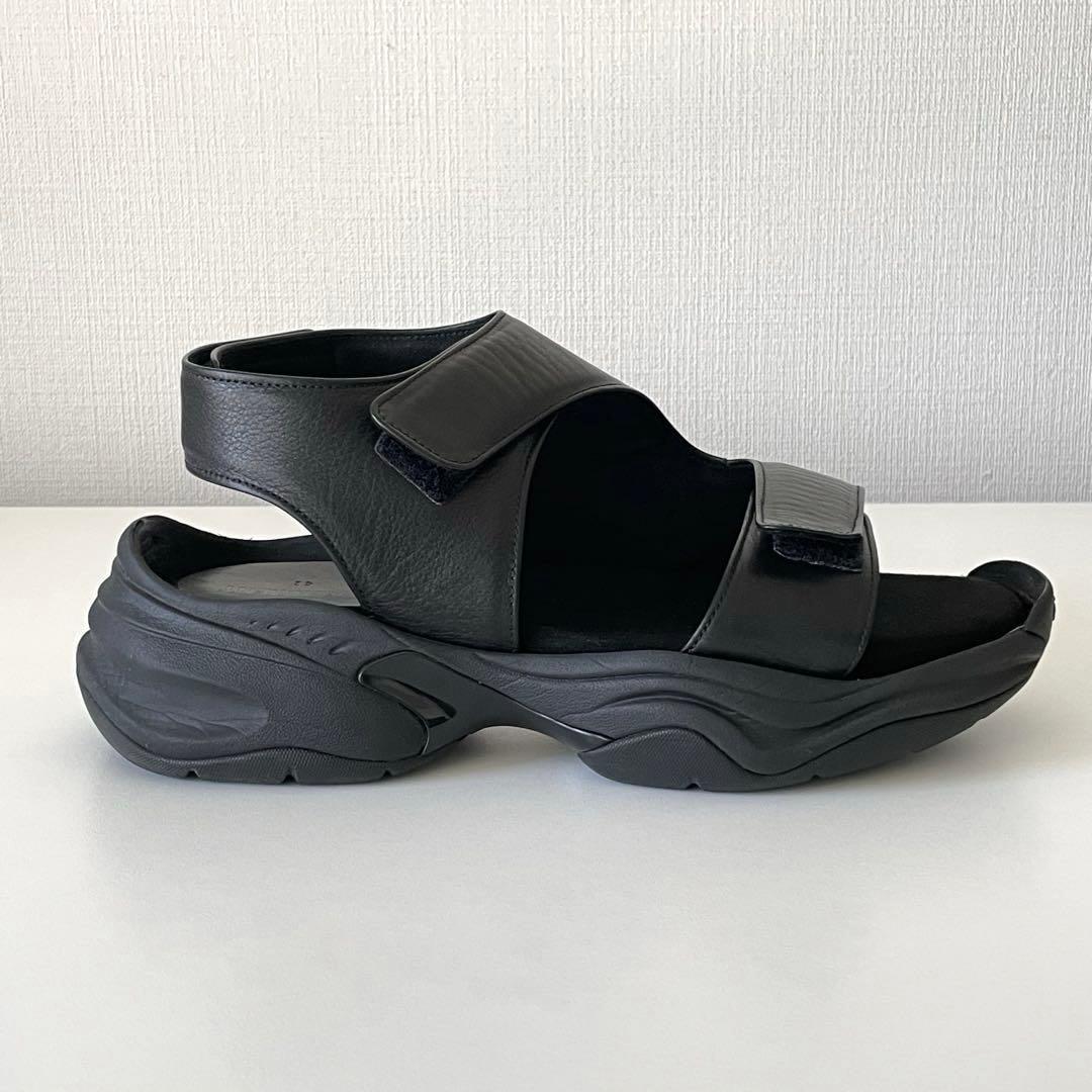 靴 ATTACHMENT 24SS CARF LEATHER SANDAL / 42
