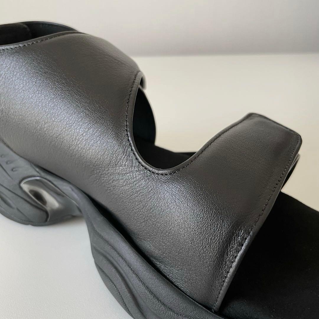 靴 ATTACHMENT 24SS CARF LEATHER SANDAL / 42