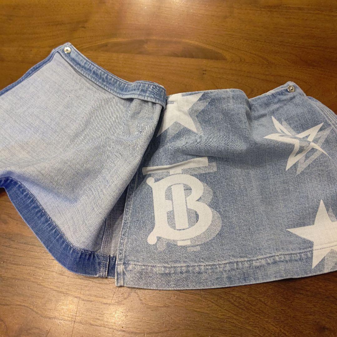 BURBERRY 星柄デニムスカート 110cm