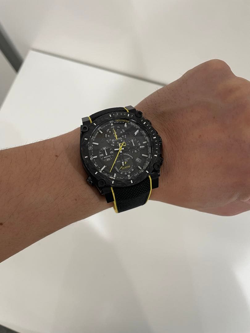 【稼働美品】BULOVAブローバメンズ時計　クォーツ