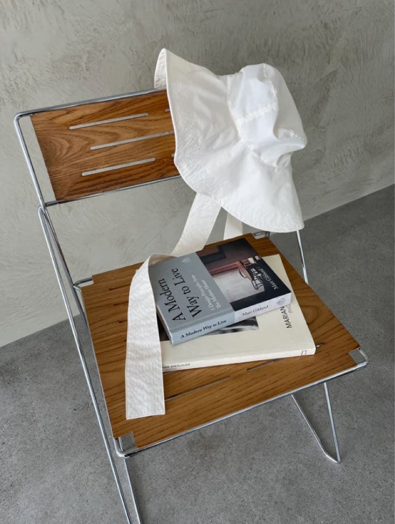 uhr ウーア ポータブルサンハット アイボリー　白　新品