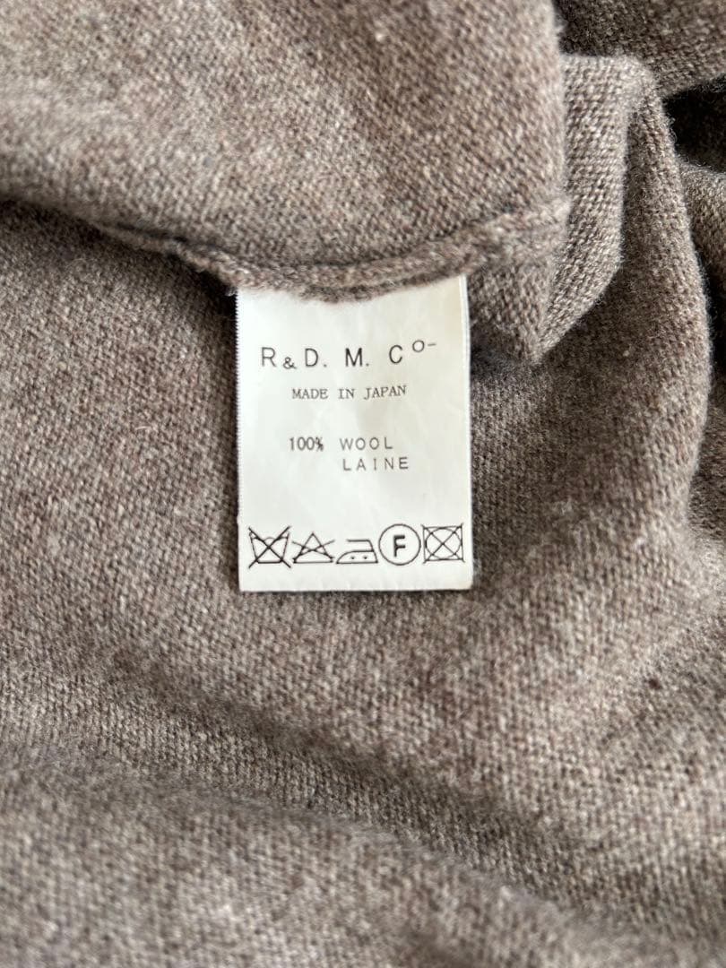 R & D.M.Co- オールドマンズテーラー ニット オーバーオール サルエル