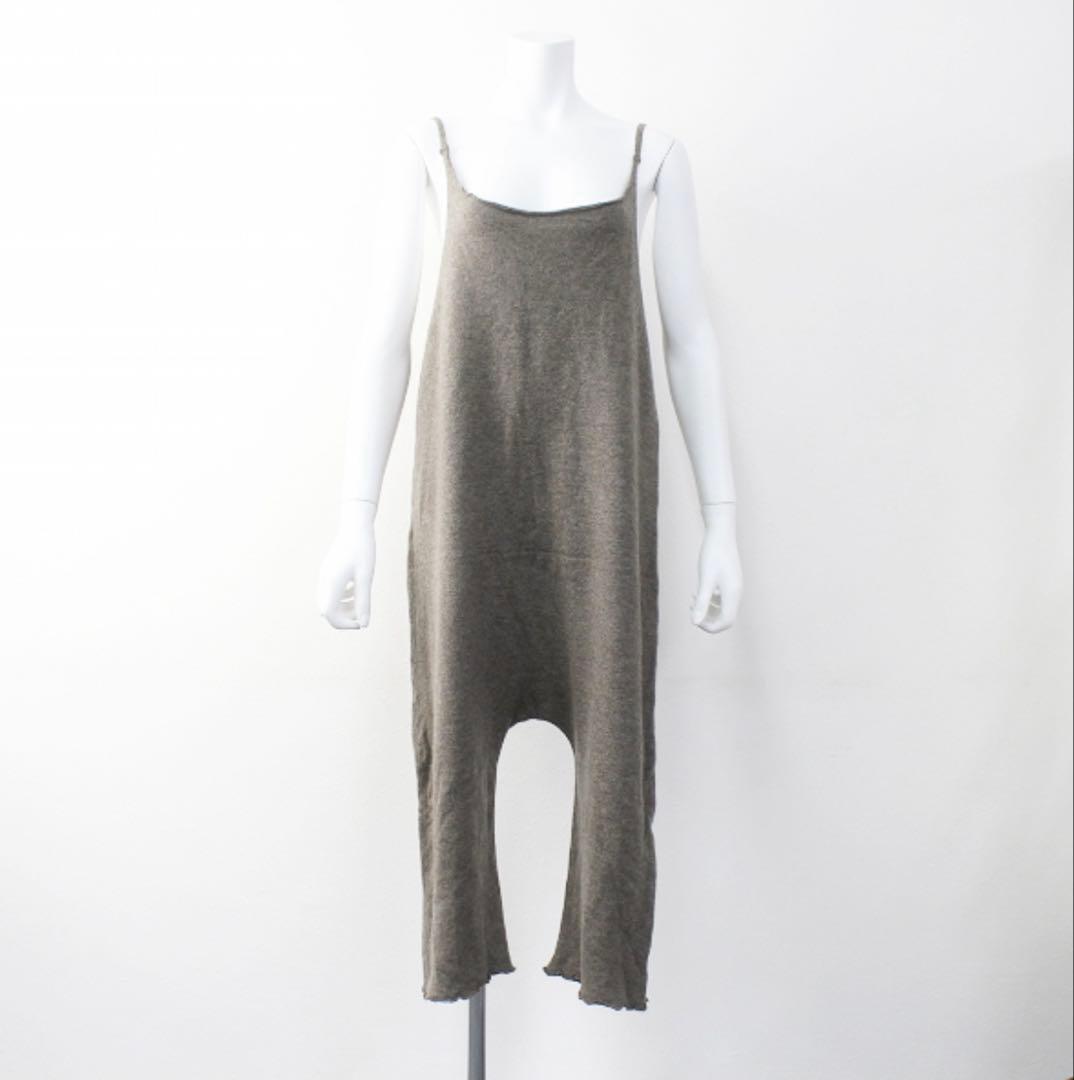 R & D.M.Co- オールドマンズテーラー ニット オーバーオール サルエル