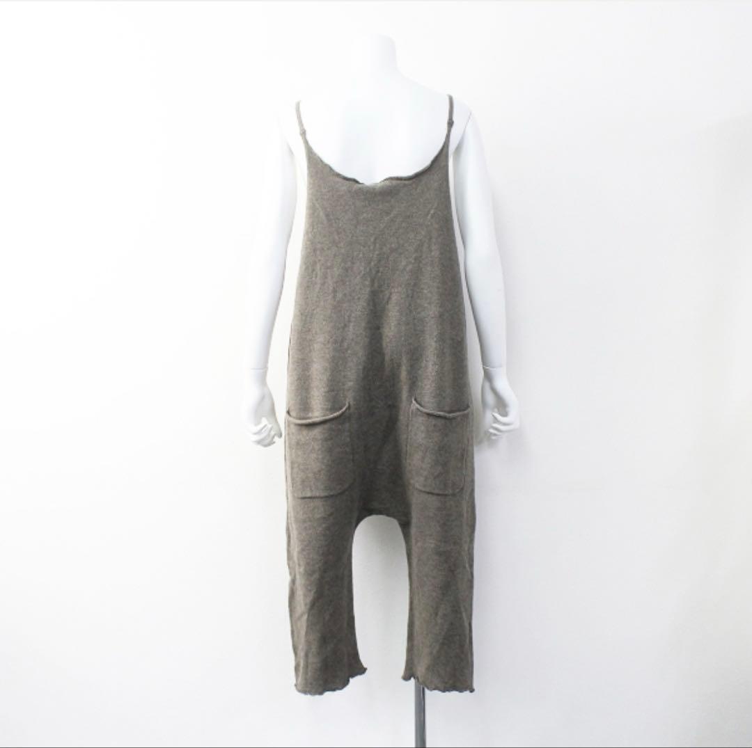 R & D.M.Co- オールドマンズテーラー ニット オーバーオール サルエル