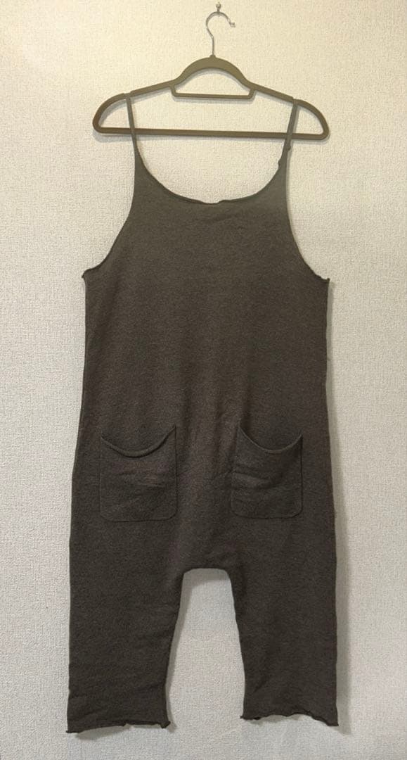 R & D.M.Co- オールドマンズテーラー ニット オーバーオール サルエル