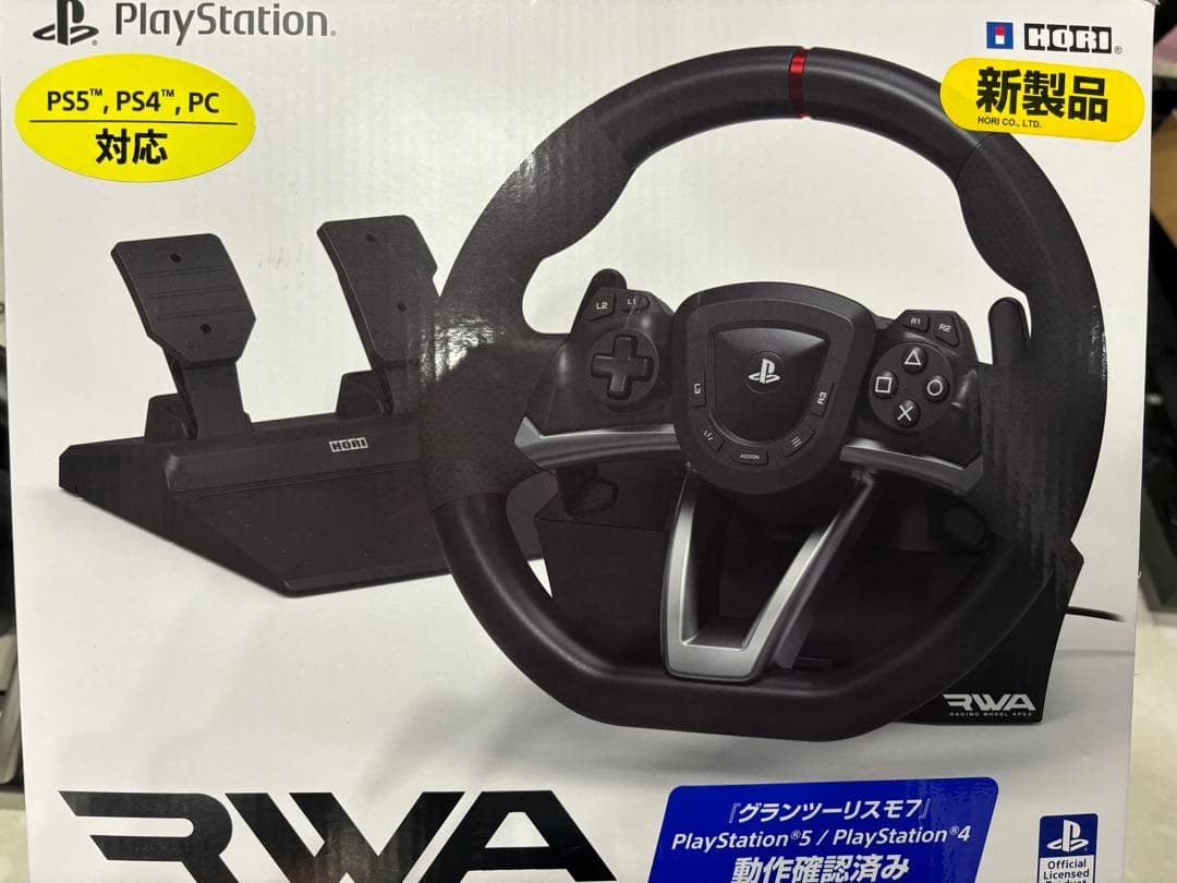 レーシングホイールエイペックス (PS4/PS5) ハンコン　SPF-004