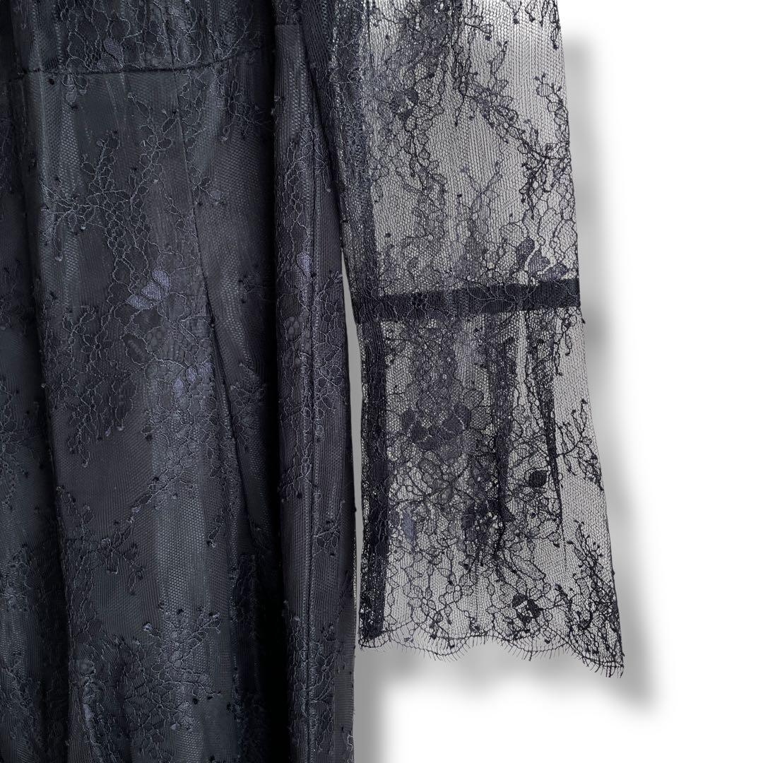 新品✨セルフォード　総レースオールインワンドレス　結婚式　パーティー　ブラック