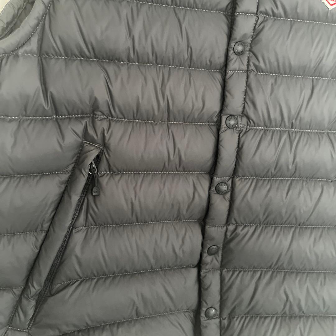 ダントンDANTON インナーダウンベスト　グレー　サイズ36 Vネック