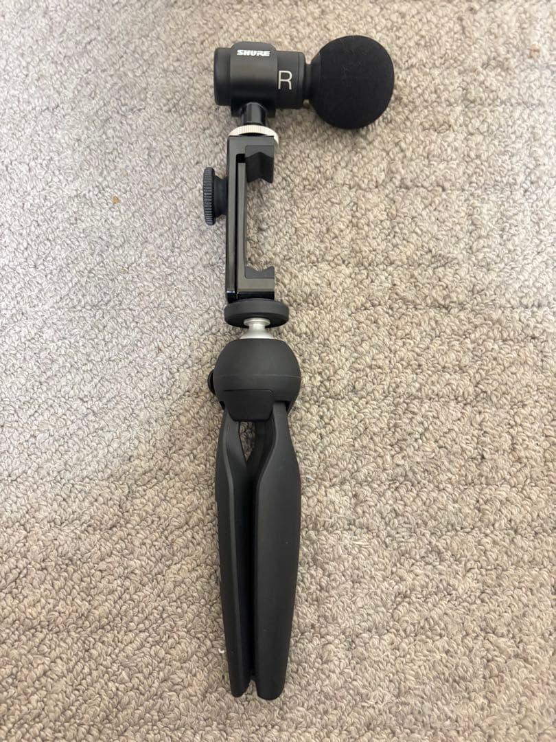 SHURE コンデンサーマイク 三脚スタンド付き