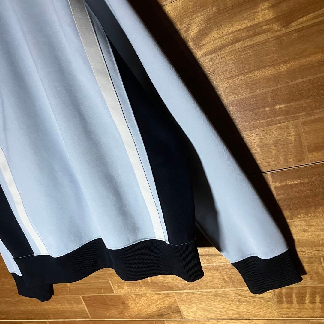 トミーヒルフィガー　トラックジャケット　ジャージ　水色　ネイビー　刺繍　L〜XL