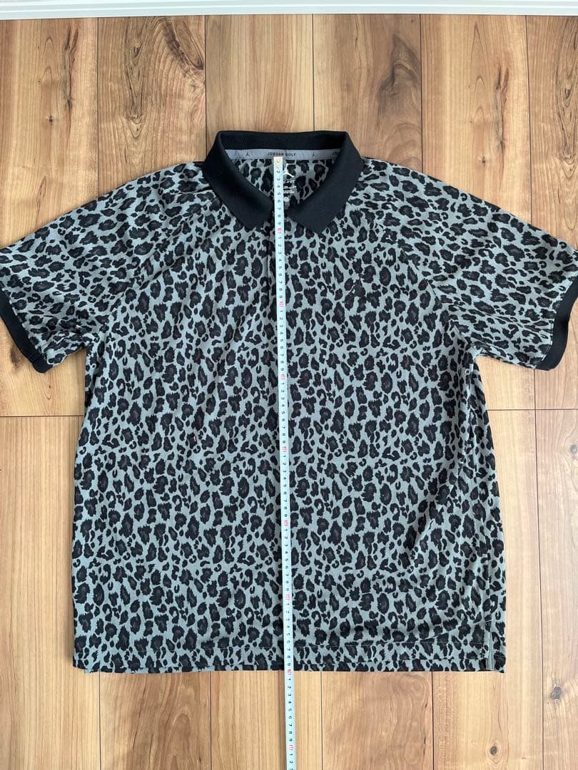 【美品】ジョーダンDri-FIT スポーツ ゴルフポロシャツ ヒョウ柄