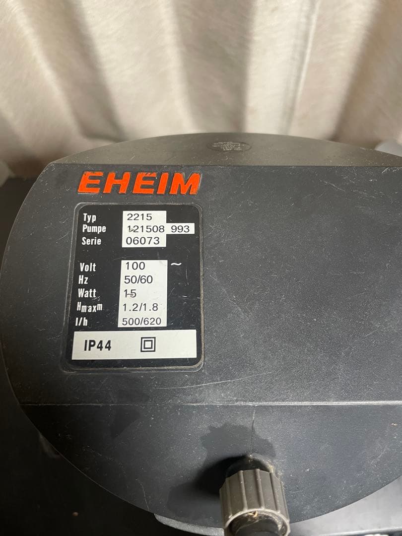EHEIM エーハイム 外部フィルター　2215 濾材付き　1