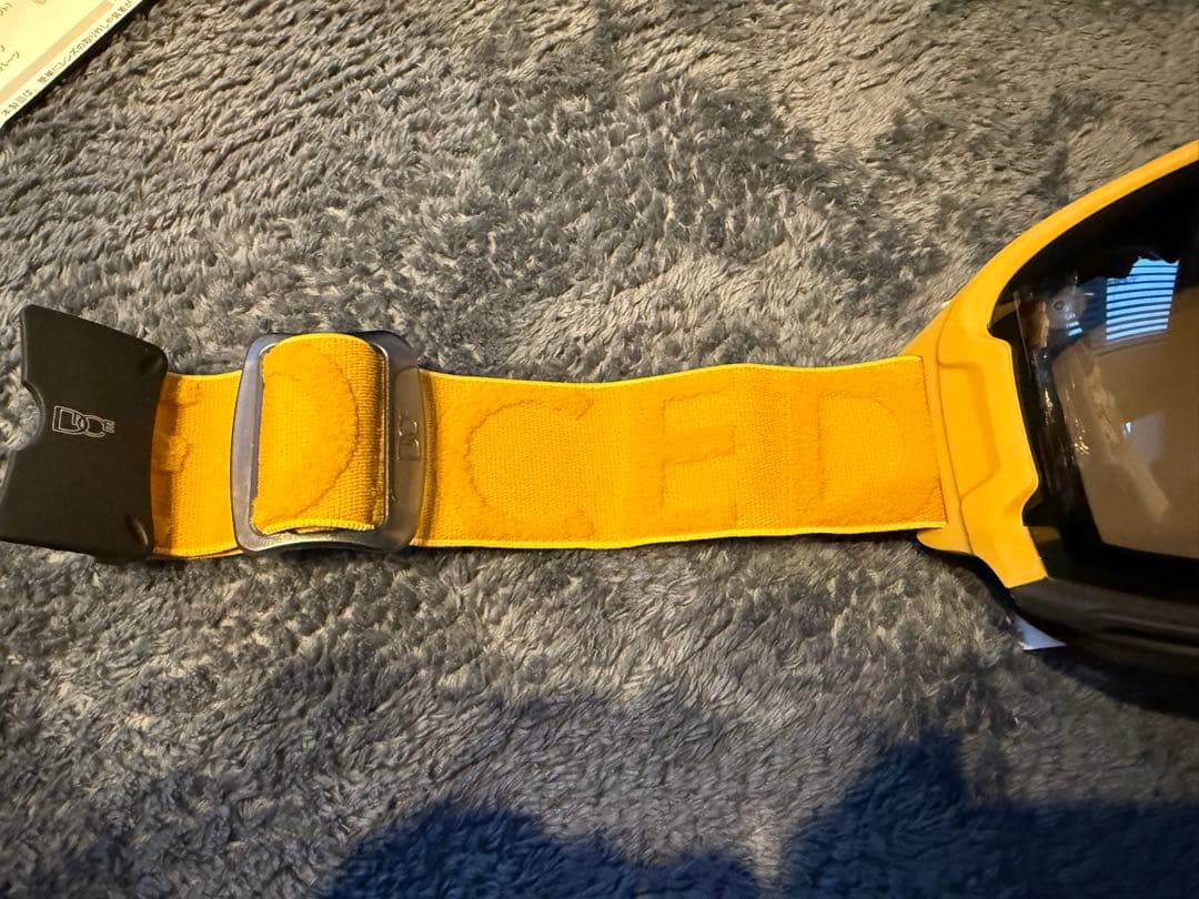 DICE ミラーゴーグル イエロー/ブラック