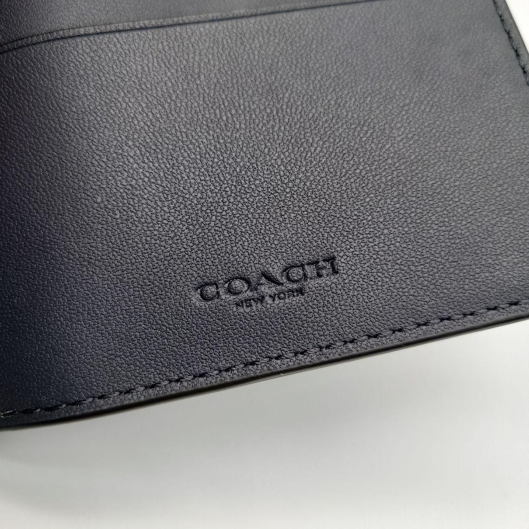 COACH マネークリップ 新品 デニム 最新作 限定品 レザー メンズ