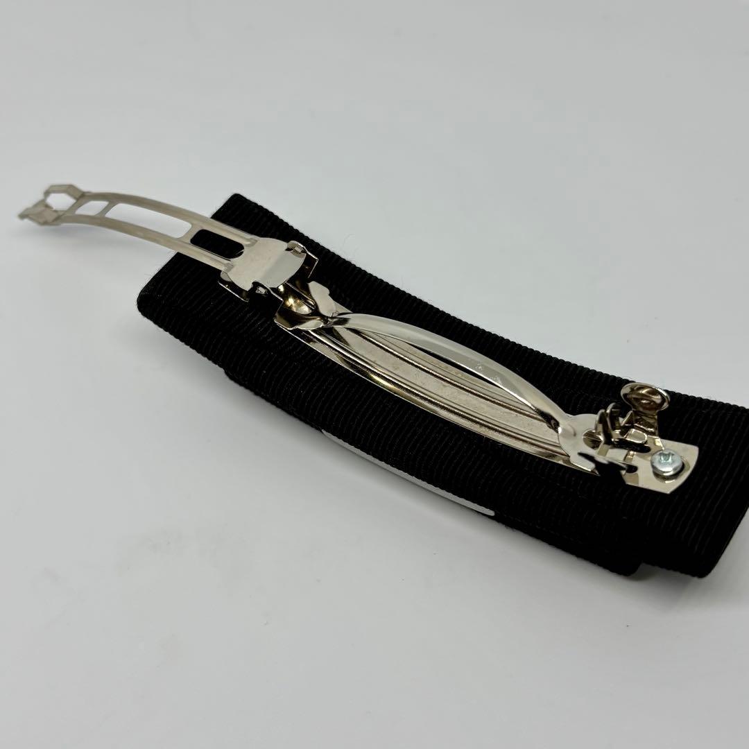 【美品】【フェラガモ】バレッタ ヴァラリボン ブラック ヘアアクセサリー 髪留め