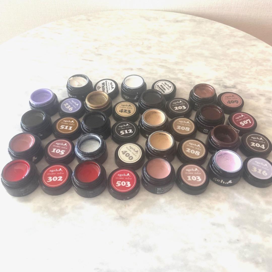 ageha ジェルネイルカラー 27個 まとめ売り 新品9個