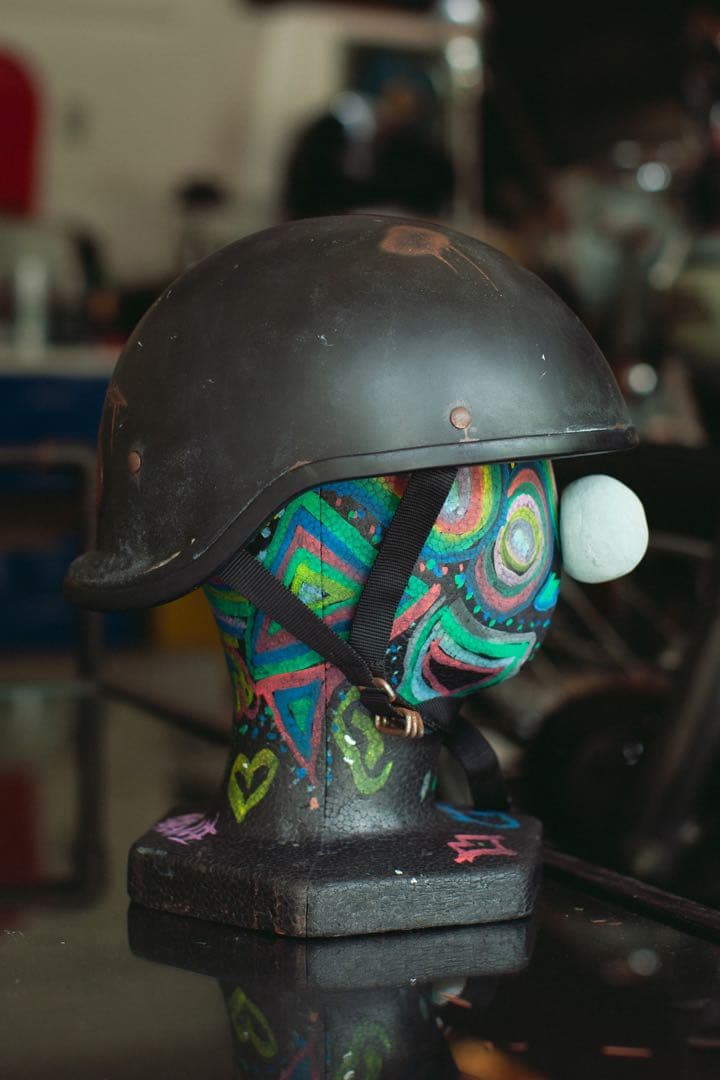 ※錆エイジング加工※EASYRIDERS Half Cap Helmet