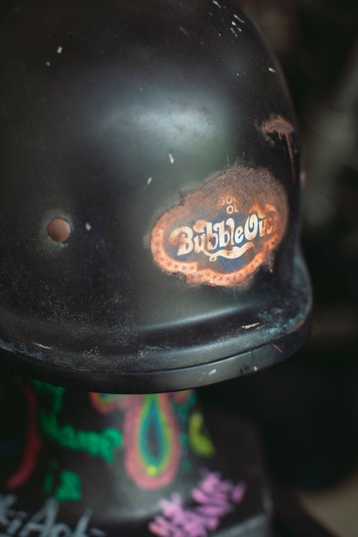 ※錆エイジング加工※EASYRIDERS Half Cap Helmet