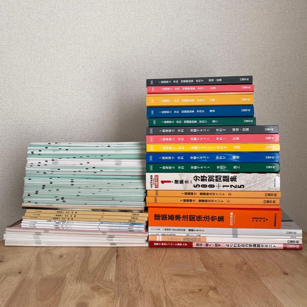 1級建築士　令和7年　2025年　テキスト&問題集