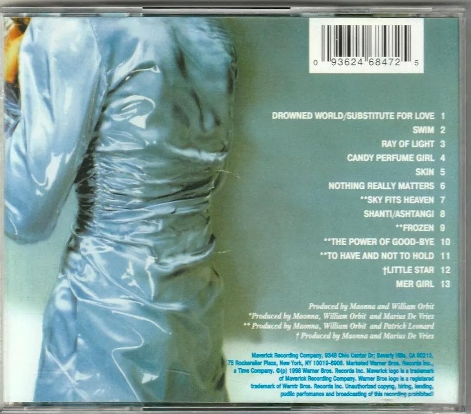 マドンナ　Ray Of Light アルバム　ロシア盤 ピクチャー盤 CD