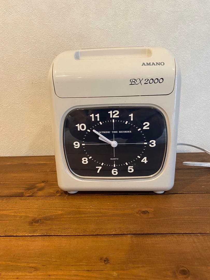 美中古 AMANO アマノ 電子タイムレコーダー BX2000