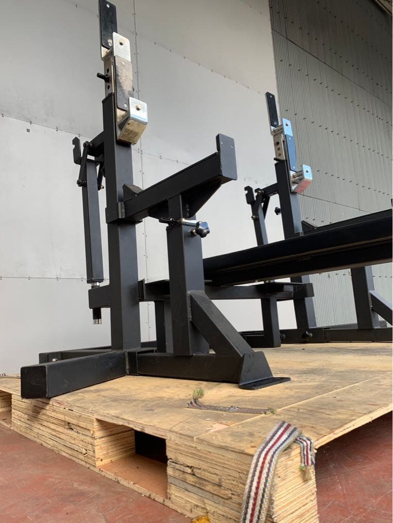 オリンピアベンチプレス台 トレーニングベンチ 高さ調整可能