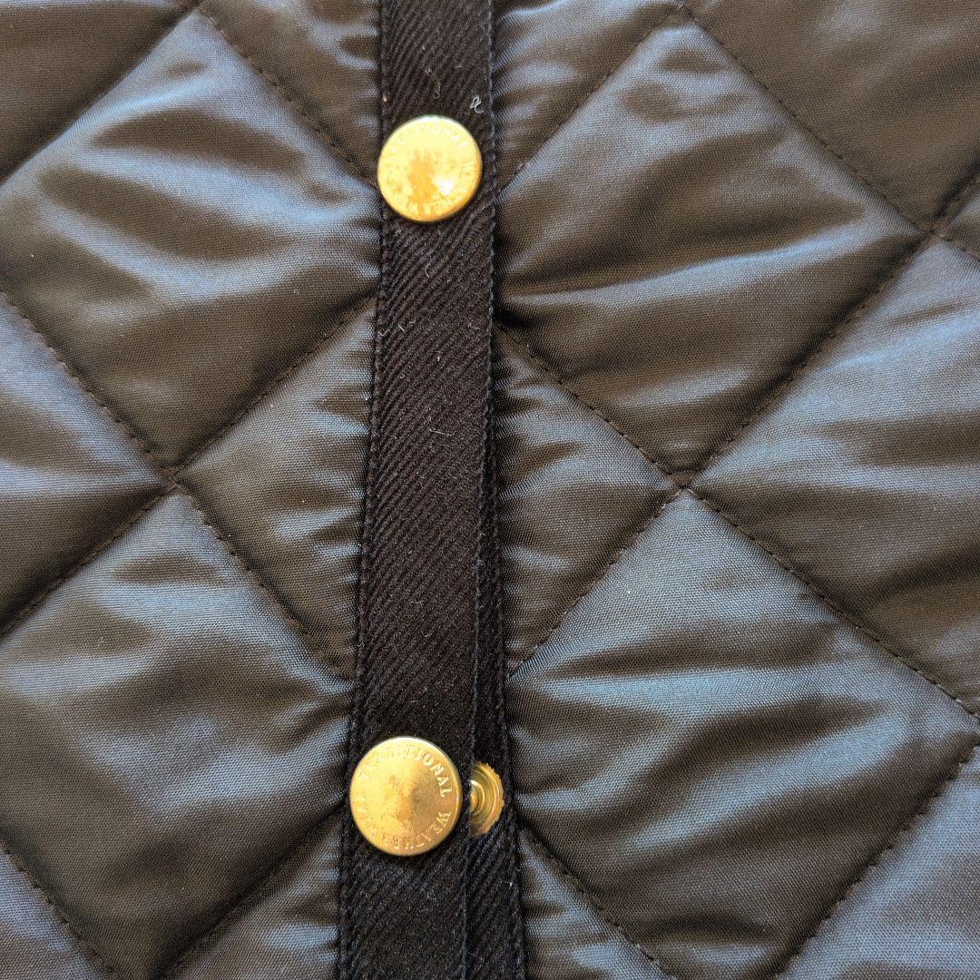 トラディショナルウェザーウェア　アークリー　キルティングジャケット　ブラック